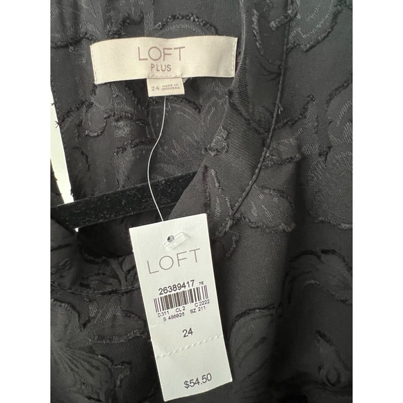 NWT LOFT Jacquard Tank Top - Picture 5 of 6